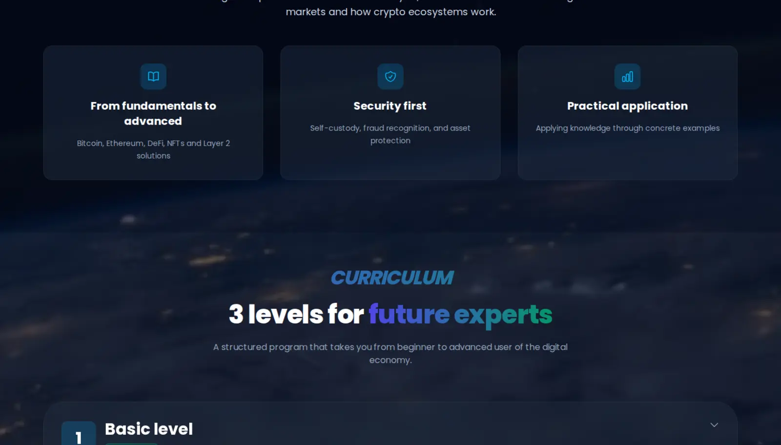 Blok3 programme overview: three pillars and the start of the three-level curriculum
